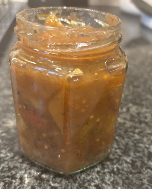 B's kitchen garden apple chutney (sweet & spicy)