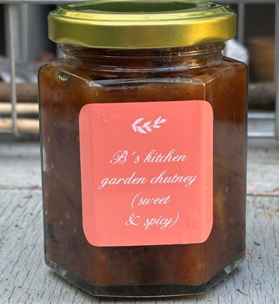 B's kitchen garden apple chutney (sweet & spicy)